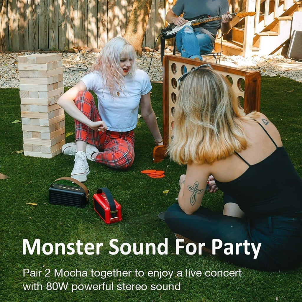 Divoom Mocha Portable Bluetooth Speaker 360* Surround Sound - Black Divoom Mocha Portable Bluetooth Speaker 360* Surround Sound - Black